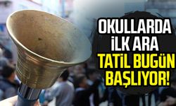 Okullarda ilk ara tatil bugün başlıyor!