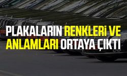 Plakaların renkleri ve anlamları ortaya çıktı