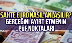 Sahte Euro nasıl anlaşılır? Gerçeğini ayırt etmenin püf noktaları