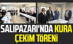 Salıpazarı'nda kura çekim töreni