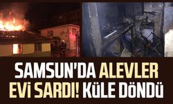 Samsun Bafra'da yangın! Alevlere teslim oldu