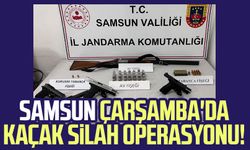 Samsun Çarşamba'da kaçak silah operasyonu!