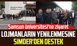 Samsun Üniversitesi'ne ziyaret: Lojmanların yenilenmesine SİMDER'den destek