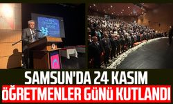 Samsun'da 24 Kasım Öğretmenler Günü kutlandı