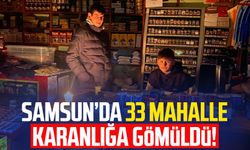 Samsun'da 33 mahalle karanlığa gömüldü!