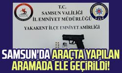 Samsun'da araçta yapılan aramada ele geçirildi!