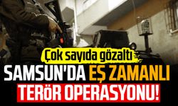 Samsun'da eş zamanlı terör operasyonu! Çok sayıda gözaltı