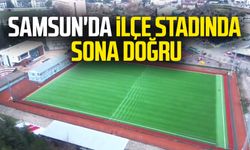 Samsun'da ilçe stadında sona doğru