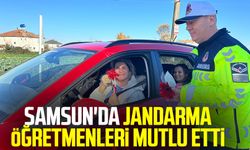 Samsun'da jandarma öğretmenleri mutlu etti