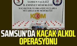 Samsun İlkadım'da kaçak alkol operasyonu