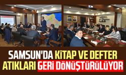 Samsun'da kitap ve defter atıkları geri dönüştürülüyor