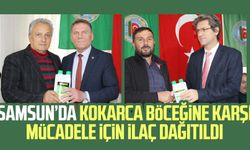 Samsun 19 Mayıs'ta kokarca böceğine karşı mücadele için ilaç dağıtıldı