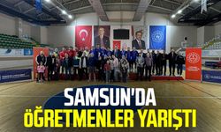 Samsun'da öğretmenler yarıştı