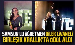 Samsun'da öğretmenlik yapan Dilek Livaneli, Birleşik Krallık'ta ödül aldı