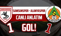 Samsunspor - Alanyaspor maçı canlı anlatımı