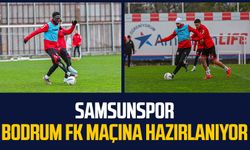 Samsunspor, Bodrum FK maçına hazırlanıyor