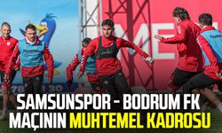 Samsunspor - Bodrum FK maçının muhtemel kadrosu