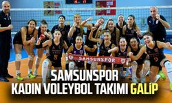 Samsunspor Kadın Voleybol Takımı galip