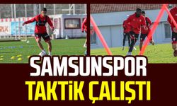 Samsunspor taktik çalıştı