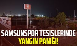 Samsunspor tesislerinde yangın paniği!