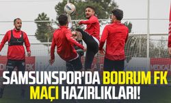 Samsunspor'da Bodrum FK maçı hazırlıkları