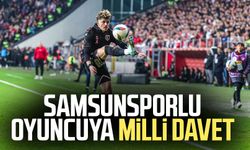 Samsunsporlu oyuncuya milli davet