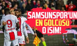 Samsunspor'un en golcüsü o isim!