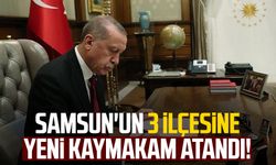 Samsun'un 3 ilçesine yeni kaymakam atandı!