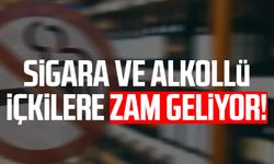 Sigara ve alkollü içkilere zam geliyor!