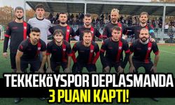 Tekkeköyspor deplasmanda 3 puanı kaptı!