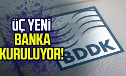 Üç yeni banka kuruluyor!