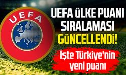 UEFA ülke puanı sıralaması güncellendi! İşte Türkiye'nin yeni puanı