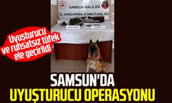 Samsun Alaçam'da uyuşturucu operasyonu