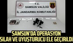 Samsun'da operasyon: Silah ve uyuşturucu ele geçirildi