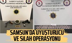 Samsun'da uyuşturucu ve silah operasyonu: 4 kişi gözaltında