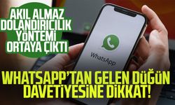 WhatsApp’tan gelen düğün davetiyesine dikkat!