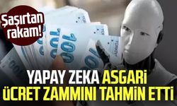 Yapay zeka asgari ücret zammını tahmin etti