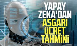 Yapay Zeka'dan asgari ücret tahmini