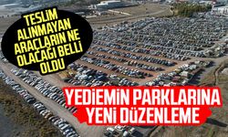 Yediemin parklarındaki otomobiller için yeni düzenleme