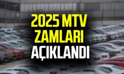 2025 MTV zamları açıklandı: Motorlu taşıtlar vergisi'nde büyük zam