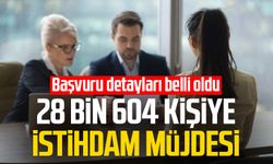 28 bin 604 kişiye istihdam müjdesi: Başvuru detayları belli oldu