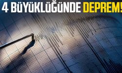 4 büyüklüğünde deprem! AFAD duyurdu