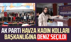 AK Parti Havza Kadın Kolları Başkanlığına Sena Deniz seçildi