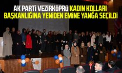 AK Parti Vezirköprü Kadın Kolları Başkanlığına yeniden Emine Yanğa seçildi