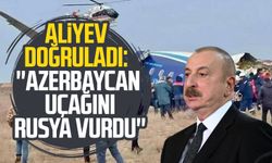 Aliyev doğruladı: ''Azerbaycan uçağını Rusya vurdu''