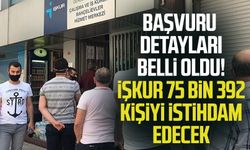 Başvuru detayları belli oldu! İŞKUR 75 bin 392 kişiyi istihdam edecek