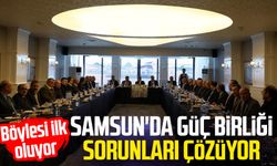 Böylesi ilk oluyor: Samsun'da güç birliği sorunları çözüyor