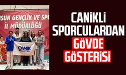 Canikli sporculardan gövde gösterisi