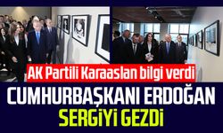 Cumhurbaşkanı Erdoğan sergiyi gezdi: AK Partili Çiğdem Karaaslan bilgi verdi