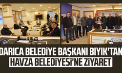 Darıca Belediye Başkanı Muzaffer Bıyık'tan Havza Belediyesi'ne ziyaret